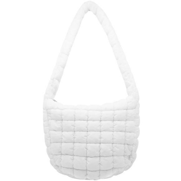 Puffer Carryall Tote Bag Quilted Shoulder Bag Travel C :O - Picture 1 of 5